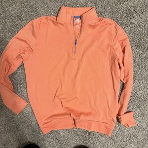 johnnie-O Orange Lightweight Shirt Jacket